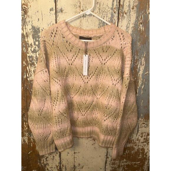 Sanctuary Sweaters - Sanctuary Pointelle Mockneck Sweater, NWT size XL